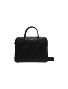 Sac noir style business avec nombreux rangements | Liu Jo
