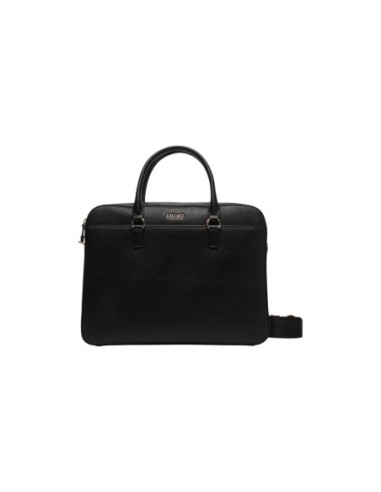 Sac noir style business avec nombreux rangements | Liu Jo