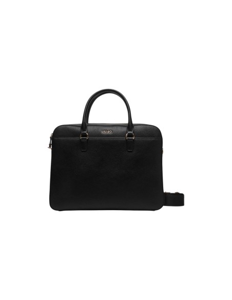 Sac noir style business avec nombreux rangements | Liu Jo