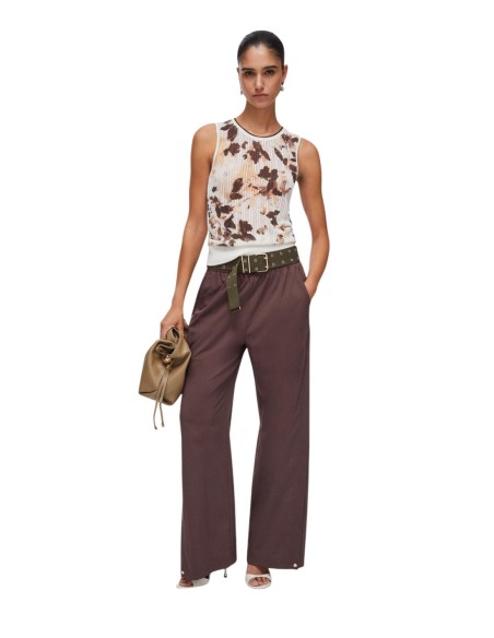Pantalon marron Liu Jo femme