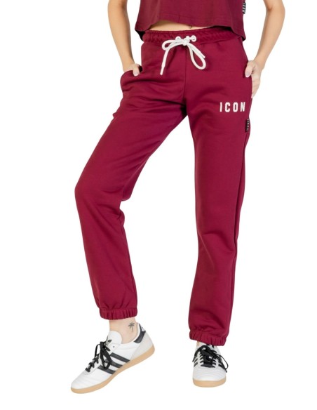 Pantalon bordeaux Icon femme