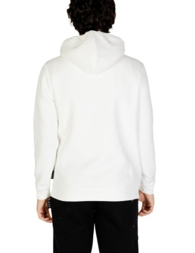 Sweat blanc capuche Icon homme