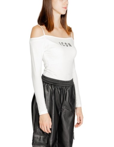 Top blanc Icon femme