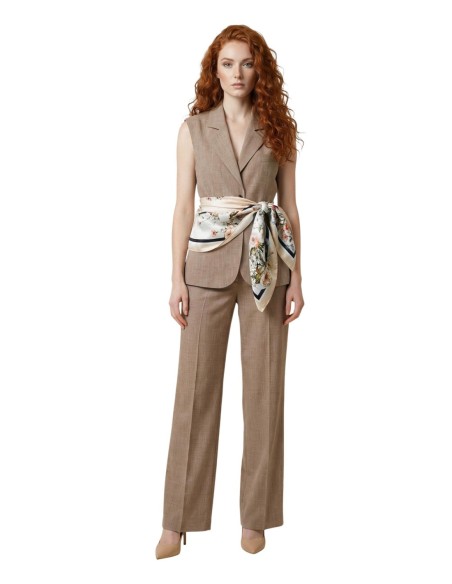 Pantalon beige Liu Jo femme
