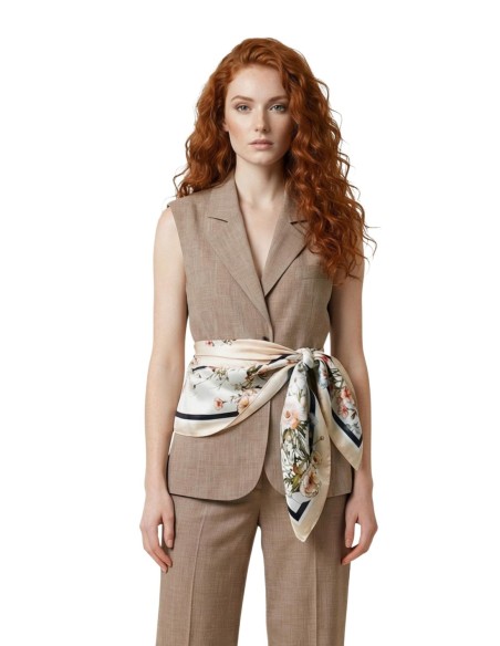 Gilet beige Liu Jo femme