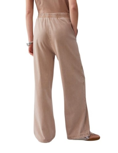Pantalon beige coton Liu Jo femme