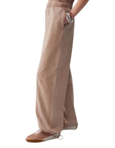Pantalon beige coton Liu Jo femme