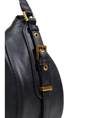Sac noir similicuir zippé | Liu Jo