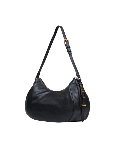 Sac noir similicuir zippé | Liu Jo