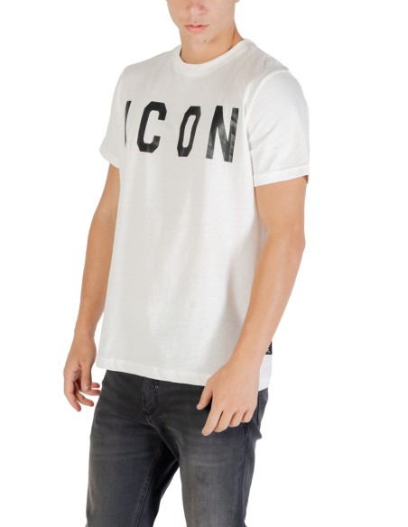 T-shirt blanc Icon homme