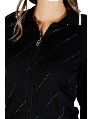 Cardigan noir zippé | Liu Jo