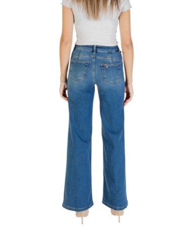 Jeans bleu à lanières Liu Jo femme