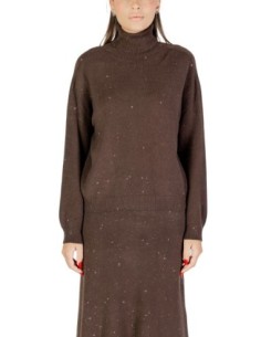 Pull marron pois Liu Jo femme