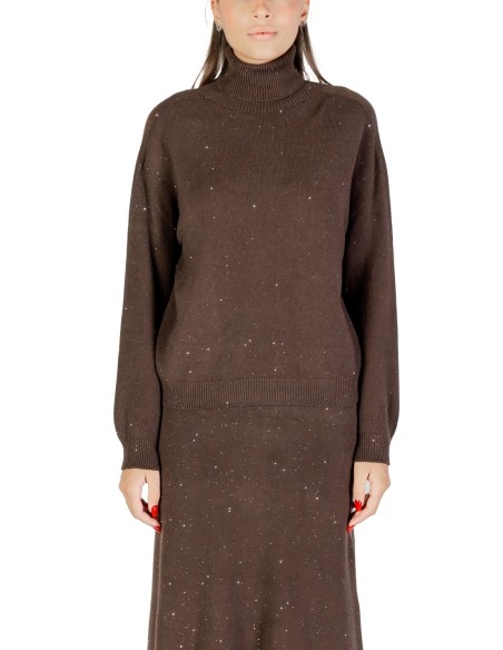 Pull marron pois Liu Jo femme