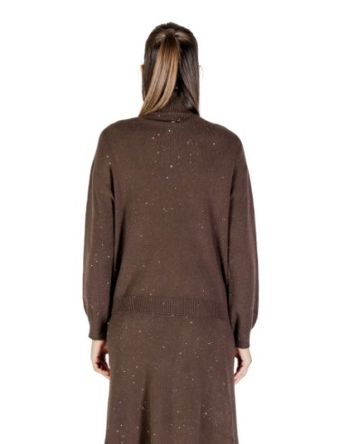Pull marron pois Liu Jo femme
