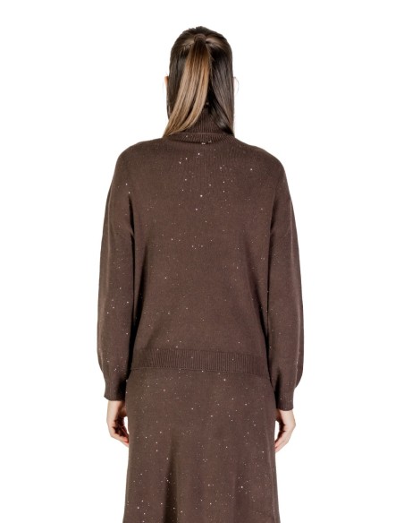 Pull marron pois Liu Jo femme