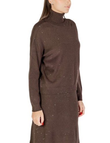 Pull marron pois Liu Jo femme