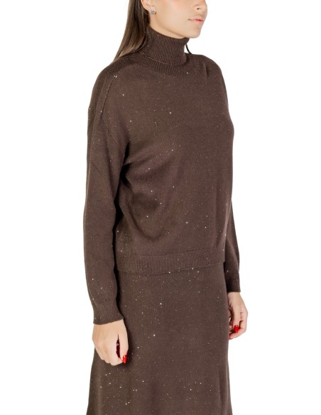 Pull marron pois Liu Jo femme