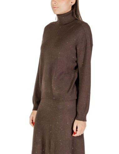 Pull marron pois Liu Jo femme