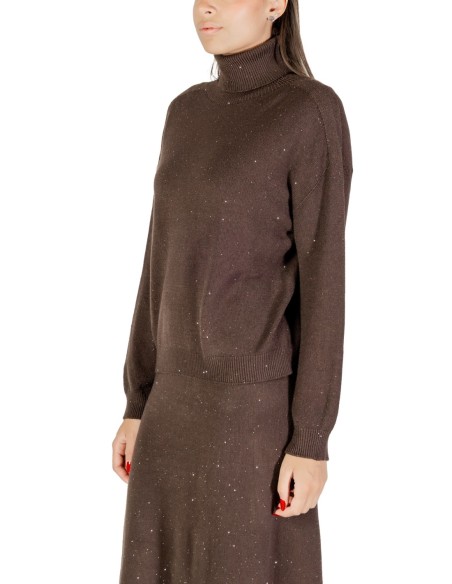 Pull marron pois Liu Jo femme
