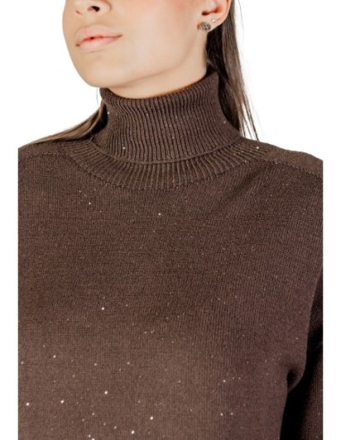 Pull marron pois Liu Jo femme