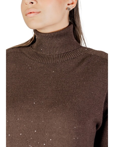 Pull marron pois Liu Jo femme