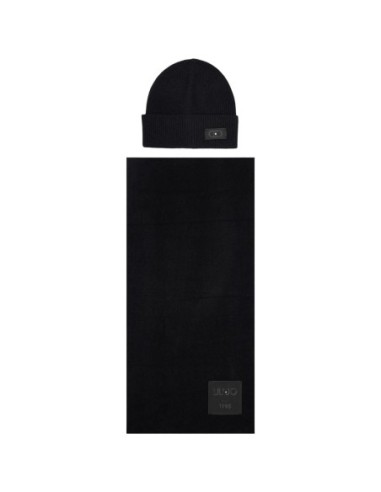 Écharpe noire longue chaude | Liu Jo
