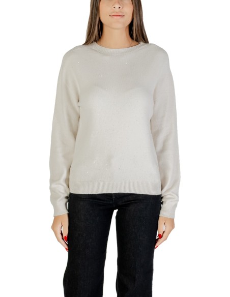 Pull blanc maille douce | Liu Jo