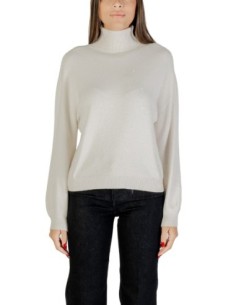 Pull blanc col montant Liu Jo femme