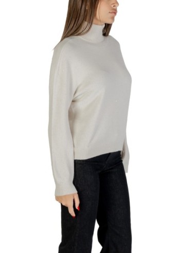 Pull blanc col montant Liu Jo femme
