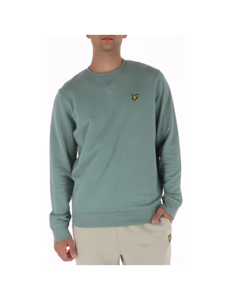 Sweat vert homme Lyle & Scott coton