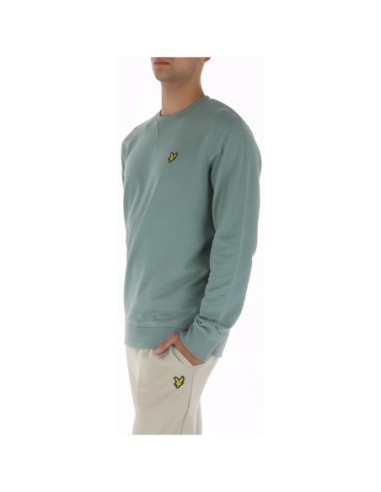 Sweat vert homme Lyle & Scott coton