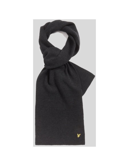 Écharpe noire Lyle & Scott homme