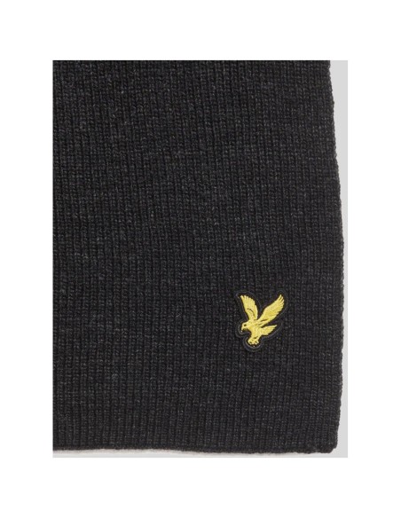 Écharpe noire Lyle & Scott homme
