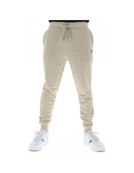 Pantalon beige coton Lyle & Scott homme