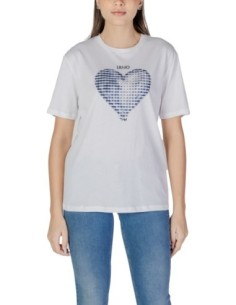 T-shirt blanc imprimé Liu Jo femme