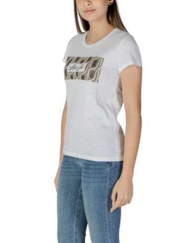 T-shirt blanc imprimé Liu Jo femme