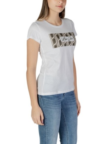 T-shirt blanc imprimé Liu Jo femme