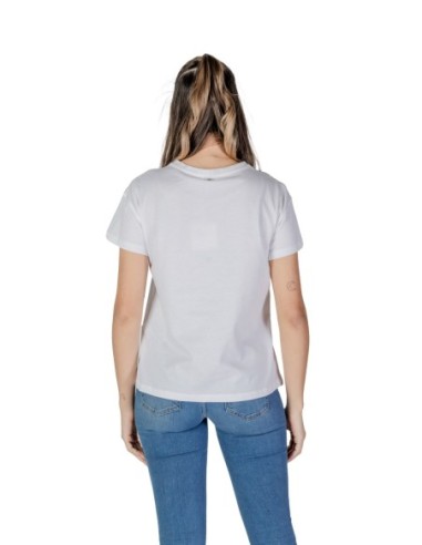 T-shirt blanc strass Liu Jo femme