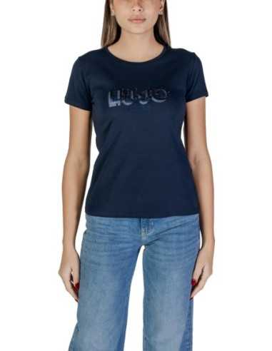 T-shirt noir Liu Jo femme