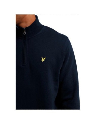 Sweat bleu zippé Lyle & Scott homme