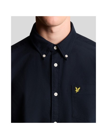 Chemise bleue Lyle & Scott homme