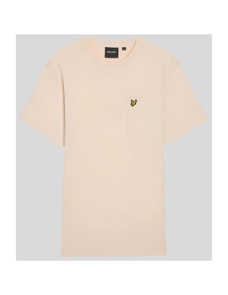 T-shirt beige imprimé Lyle & Scott homme