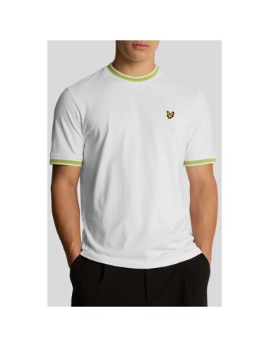 T-shirt vert coloré Lyle & Scott homme