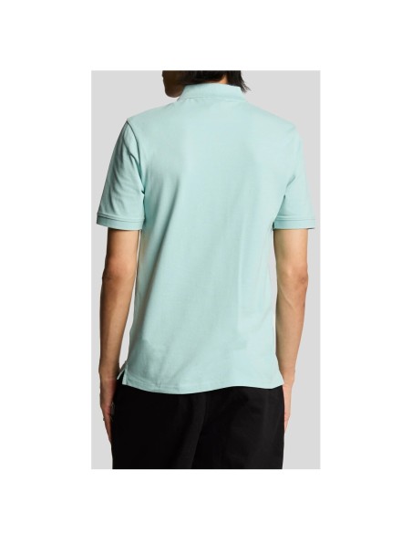 Polo bleu azur Lyle & Scott homme
