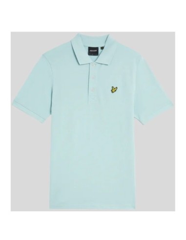 Polo bleu azur Lyle & Scott homme