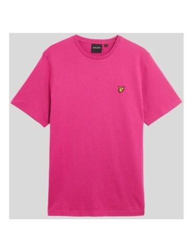 T-shirt fuchsia Lyle & Scott homme