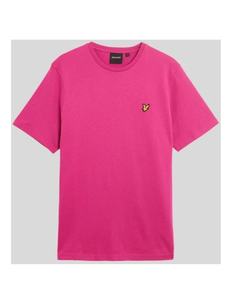 T-shirt fuchsia Lyle & Scott homme