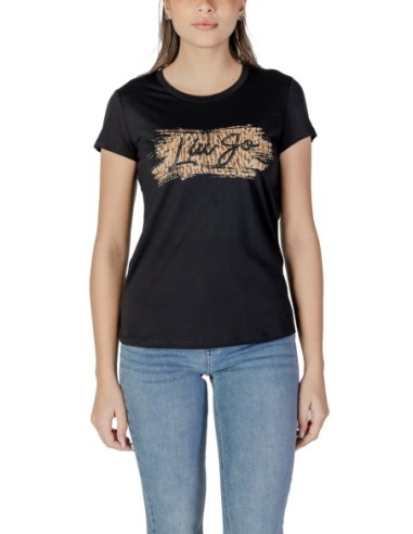 T-shirt noir imprimé Liu Jo femme