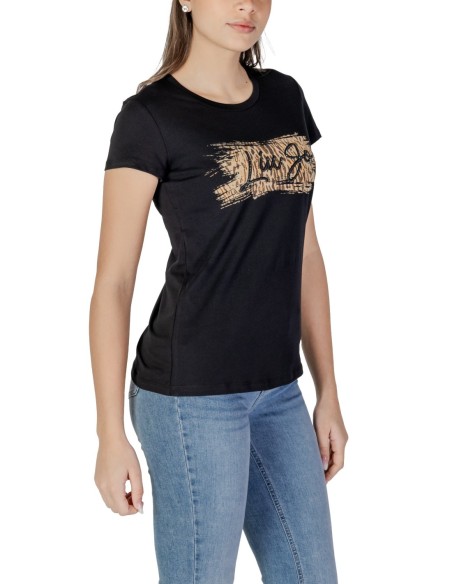 T-shirt noir imprimé Liu Jo femme